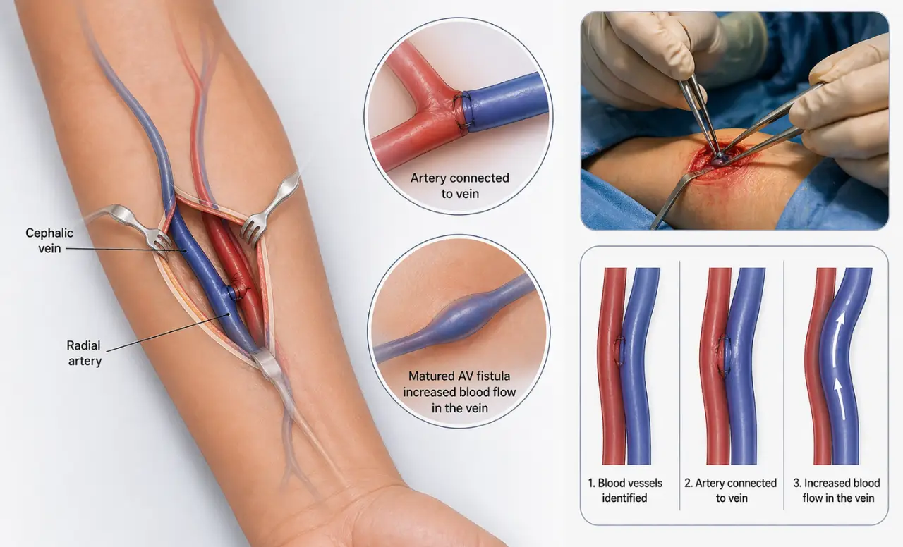 Surgical AV Fistula Creation