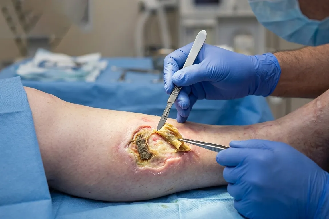 Surgical Debridement for Gangrene