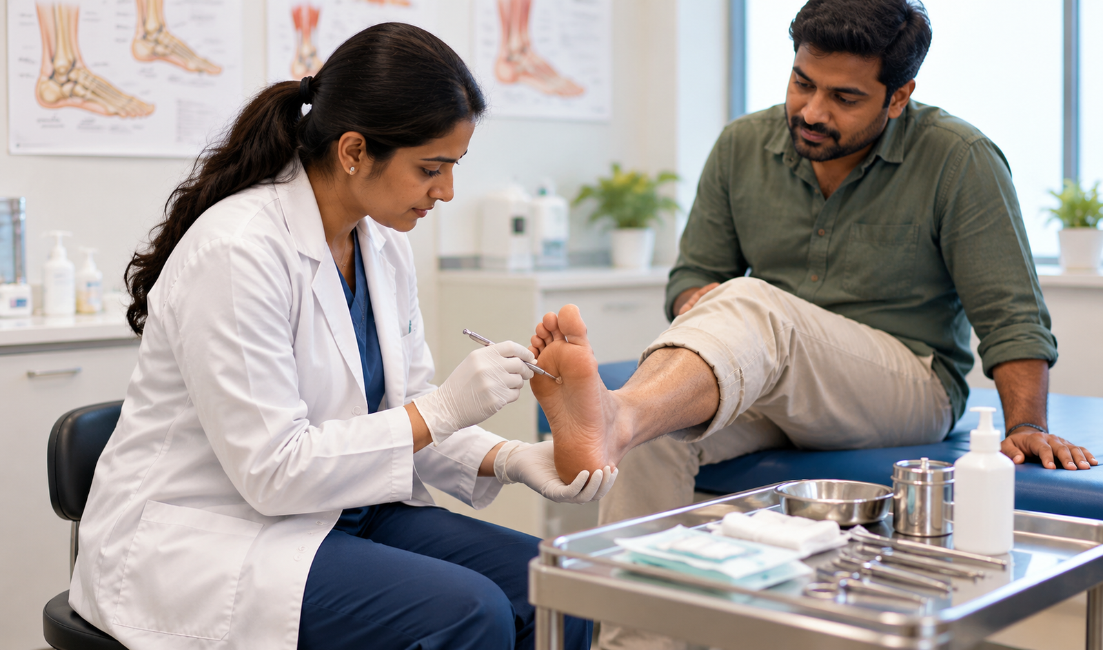 Diabetic foot prevention and patient education