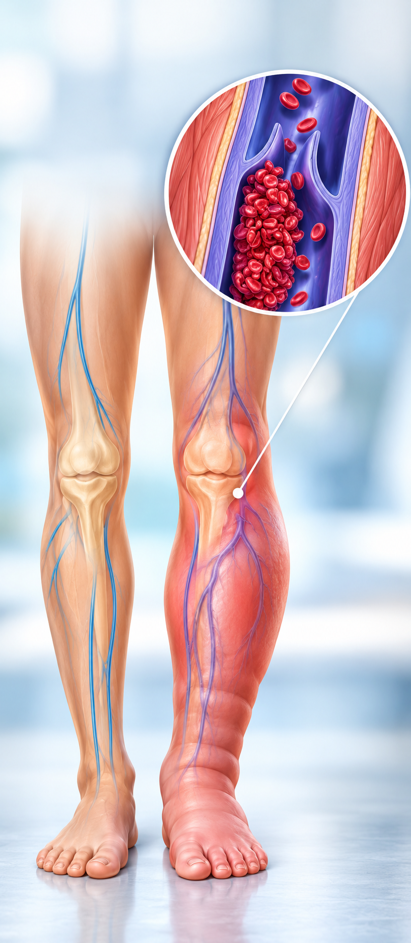 Deep vein thrombosis diagnosis and vascular assessment